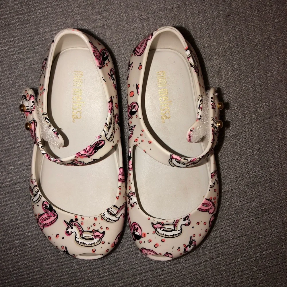 New Mini Melissa Flamingo Unicorn Float Mary Janes